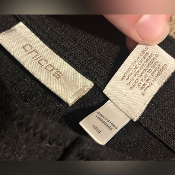 Chico’s Charcoal Pants. Chicos size 3 - Picture 4 of 12